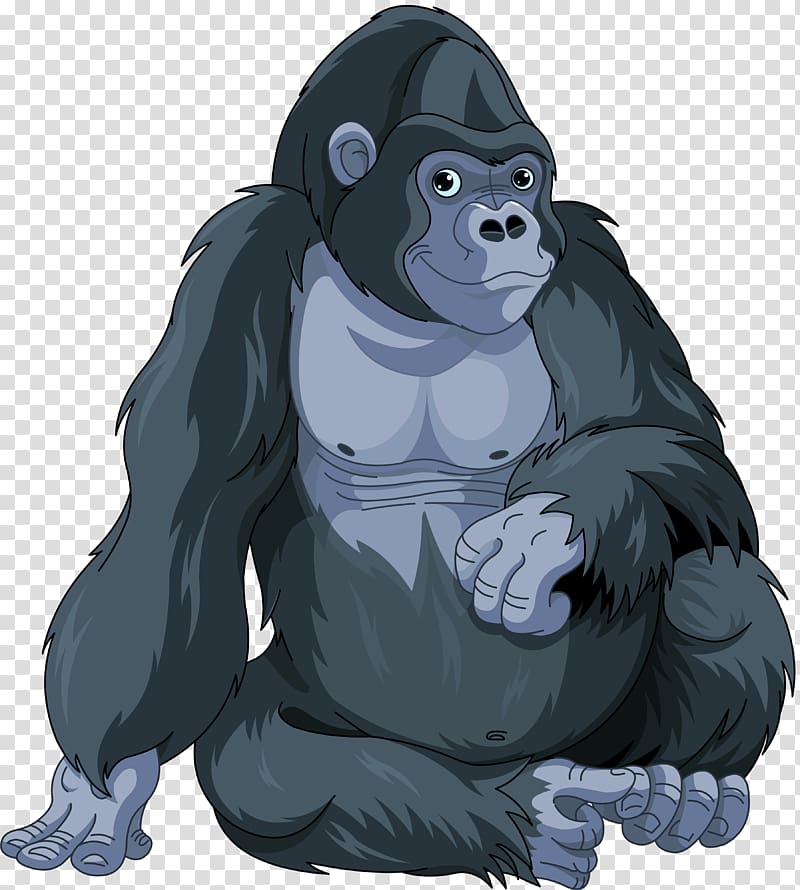 Gorilla Ape , gorilla transparent background PNG clipart
