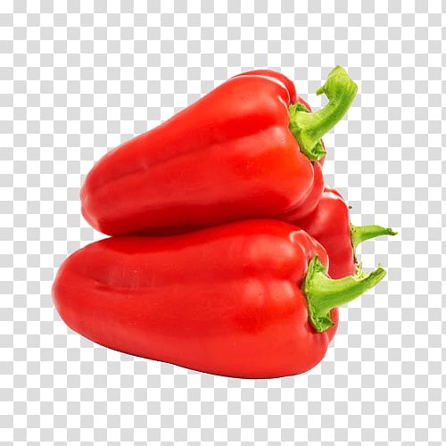 Piquillo pepper Habanero Jalapeño Serrano pepper Bird\'s eye chili, carpaccio transparent background PNG clipart