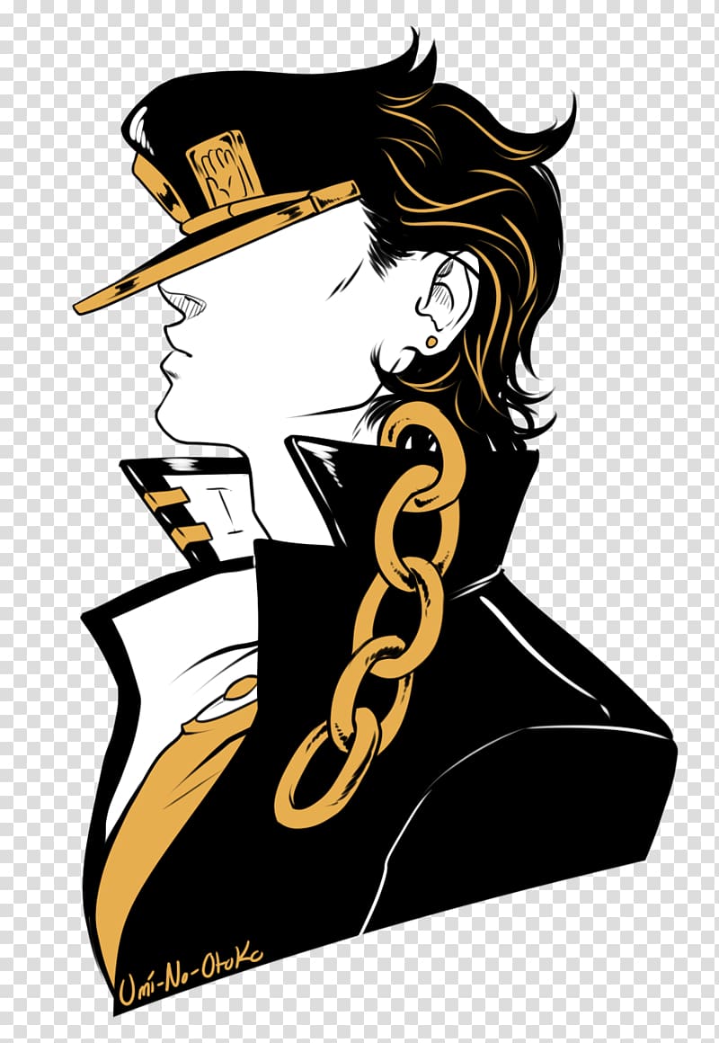 Illustration Character Fiction, jotaro transparent background PNG clipart