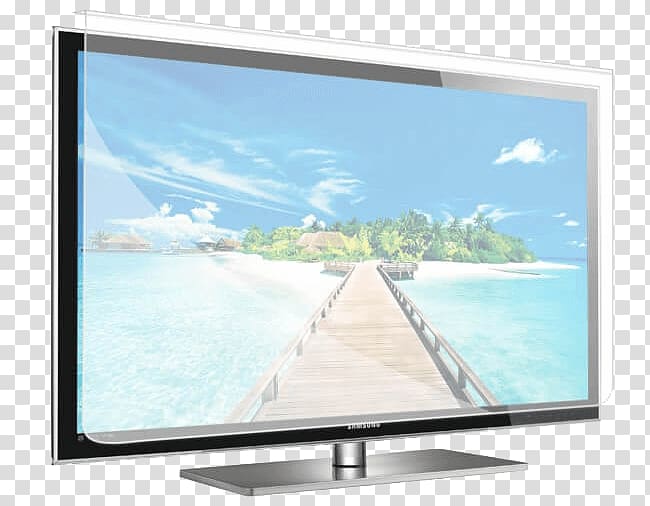LED-backlit LCD Computer Monitors LCD television Flat panel display, screen protector transparent background PNG clipart
