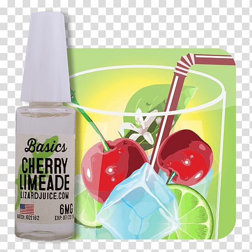 Electronic cigarette aerosol and liquid Juice Limeade Slush, cherry material transparent background PNG clipart