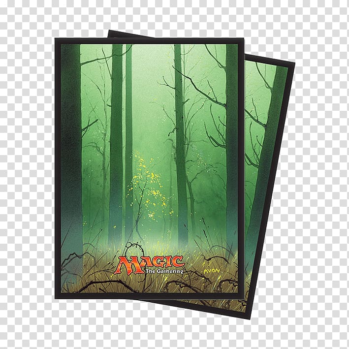Magic: The Gathering Pro Tour Unglued Unhinged Card sleeve, Magic Forest transparent background PNG clipart