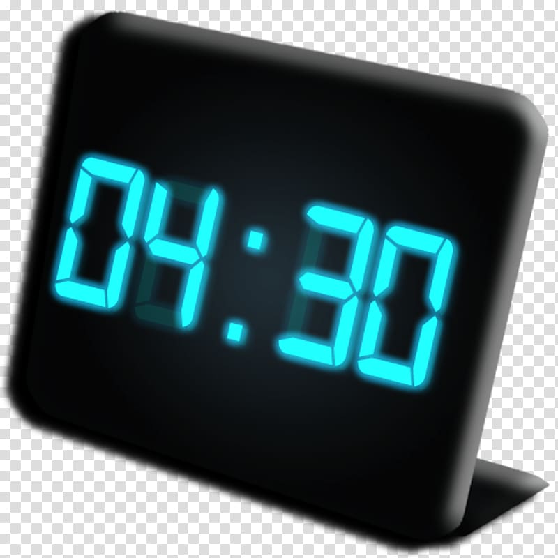 Digital clock Alarm Clocks macOS App Store, clock transparent background PNG clipart