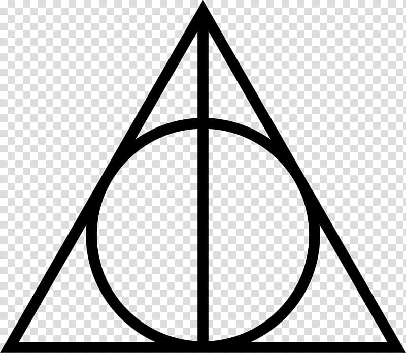 Harry Potter and the Deathly Hallows Triangle Symbol Circle, harry potter transparent background PNG clipart