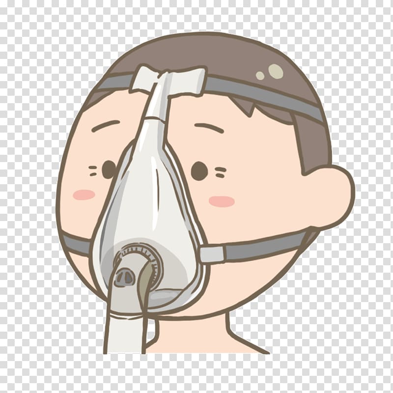 Respirator Nose Mouth Oxygen therapy, nose transparent background PNG clipart