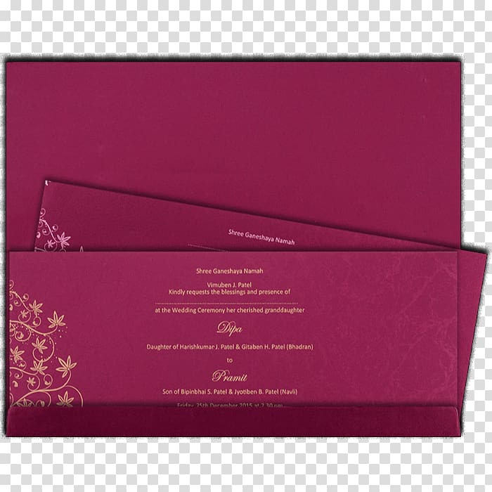 Paper Rectangle Pink M, wedding moslem transparent background PNG clipart