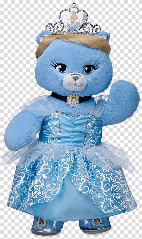 Cinderella Bear Build-A-Bear Workshop Disney Princess, teddy bear forever friends transparent background PNG clipart