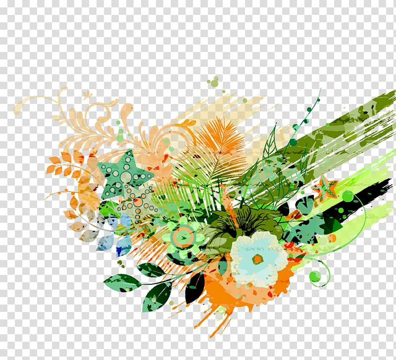 Floral design, Cool flowers background transparent background PNG clipart