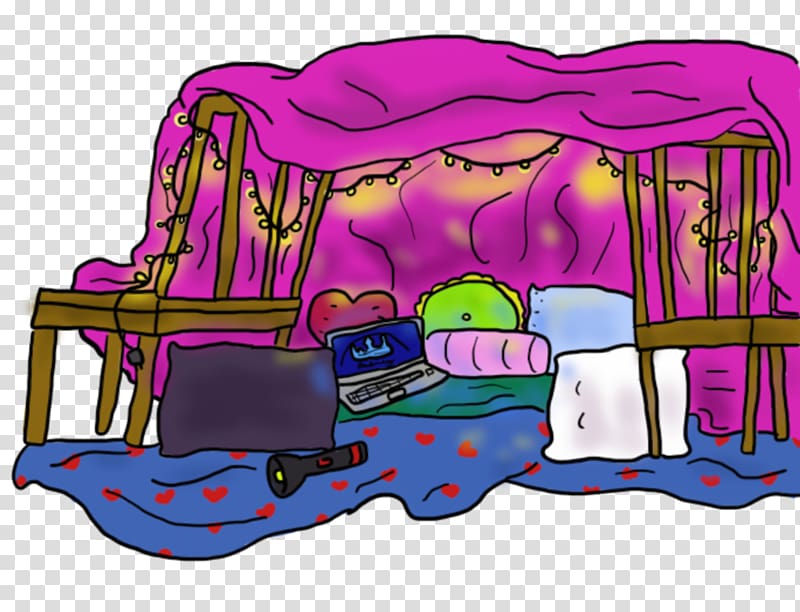 Blanket fort Stronghold Drawing , pillow transparent background PNG clipart