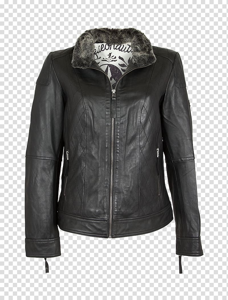 Leather jacket Priangan sheep Artificial leather, jacket transparent background PNG clipart