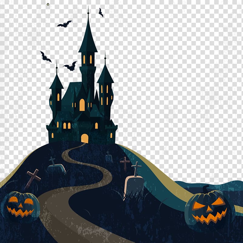 Halloween Haunted attraction , Christmas horror house transparent background PNG clipart