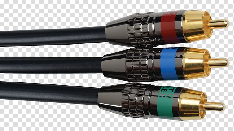 Coaxial cable Network Cables Speaker wire Electrical cable Electrical connector, RCA Connector transparent background PNG clipart