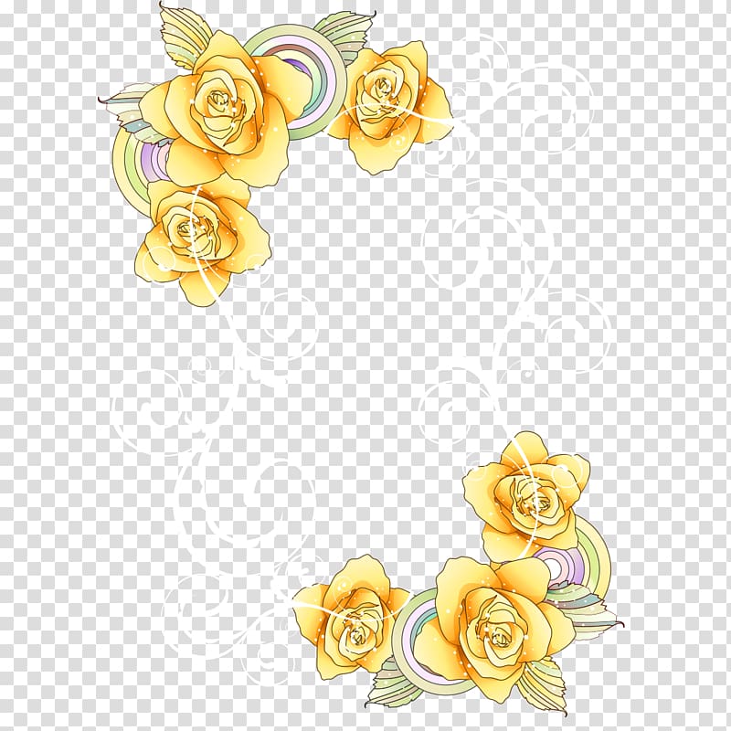 Moutan peony Designer, Yellow decorative hand-painted peony transparent background PNG clipart