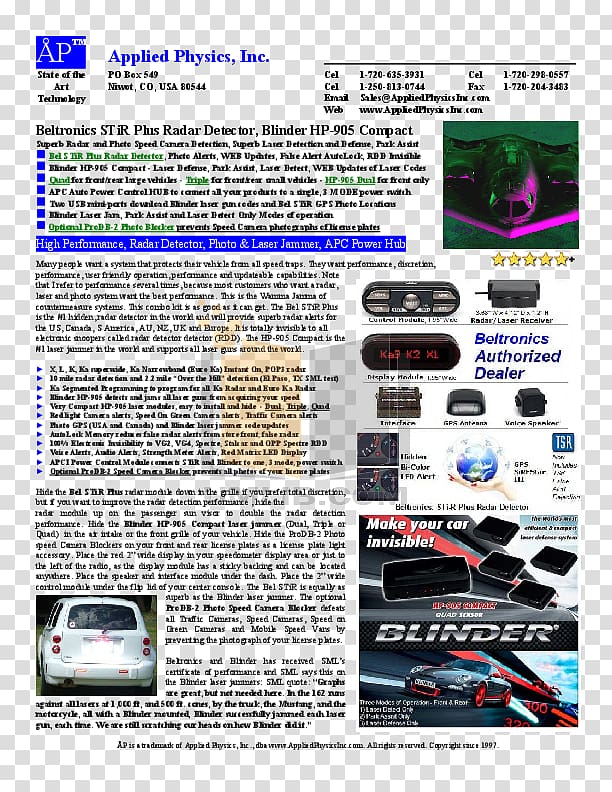 Radar detector Traffic enforcement camera Radar jamming and deception Technology, others transparent background PNG clipart