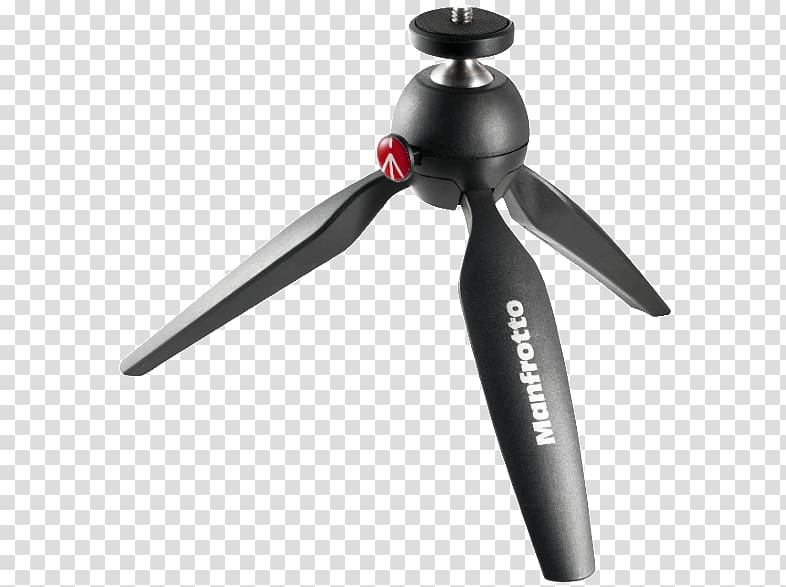 Manfrotto Tripod Point-and-shoot camera Ball head Monopod, Camera transparent background PNG clipart