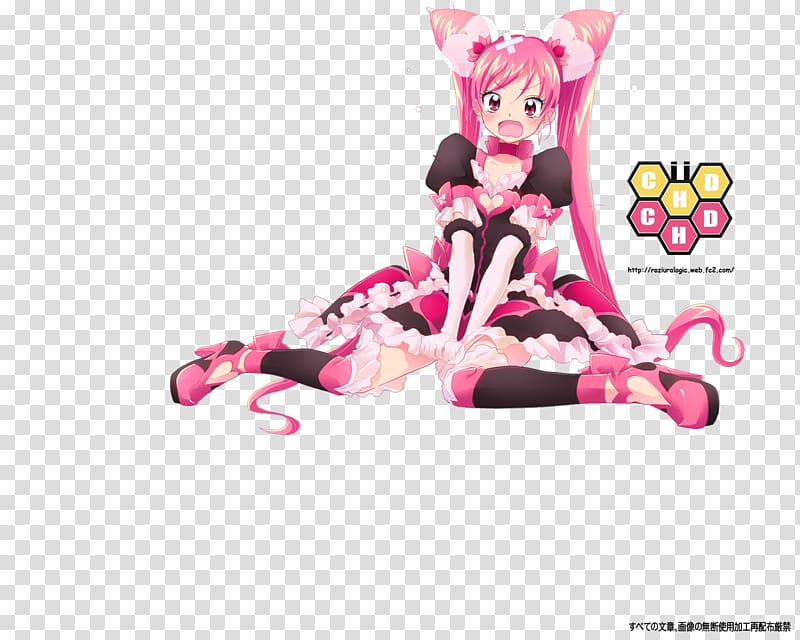 Nozomi Yumehara Pretty Cure Bunbee Hibiki Hojo Yuko Omori, others transparent background PNG clipart