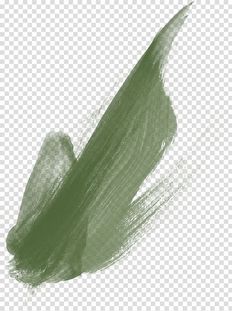 Paintbrush Green Pigment, Green pigment pen marks transparent background PNG clipart