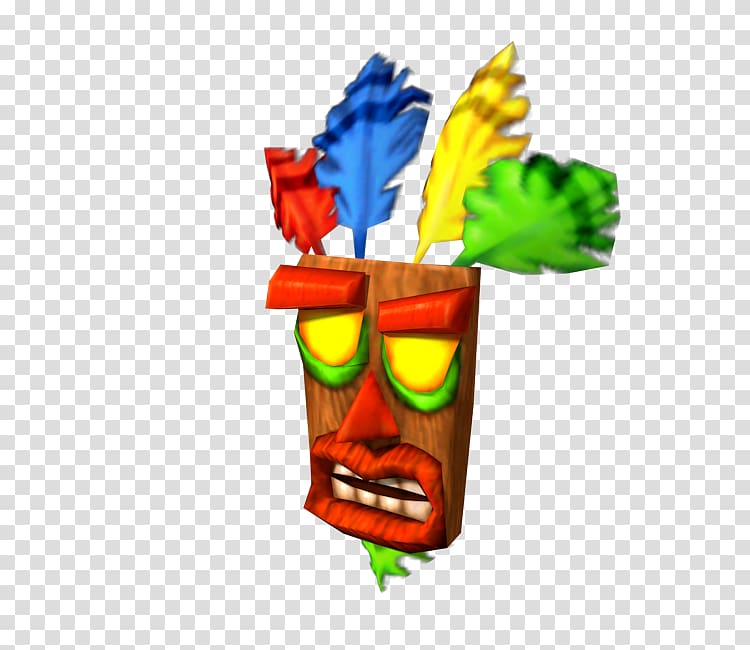 Character Fiction, Aku Aku transparent background PNG clipart