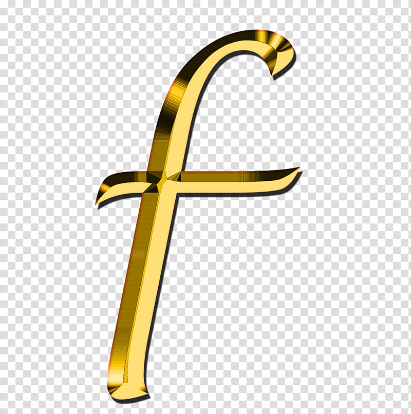 yellow letter F , Small Letter F transparent background PNG clipart