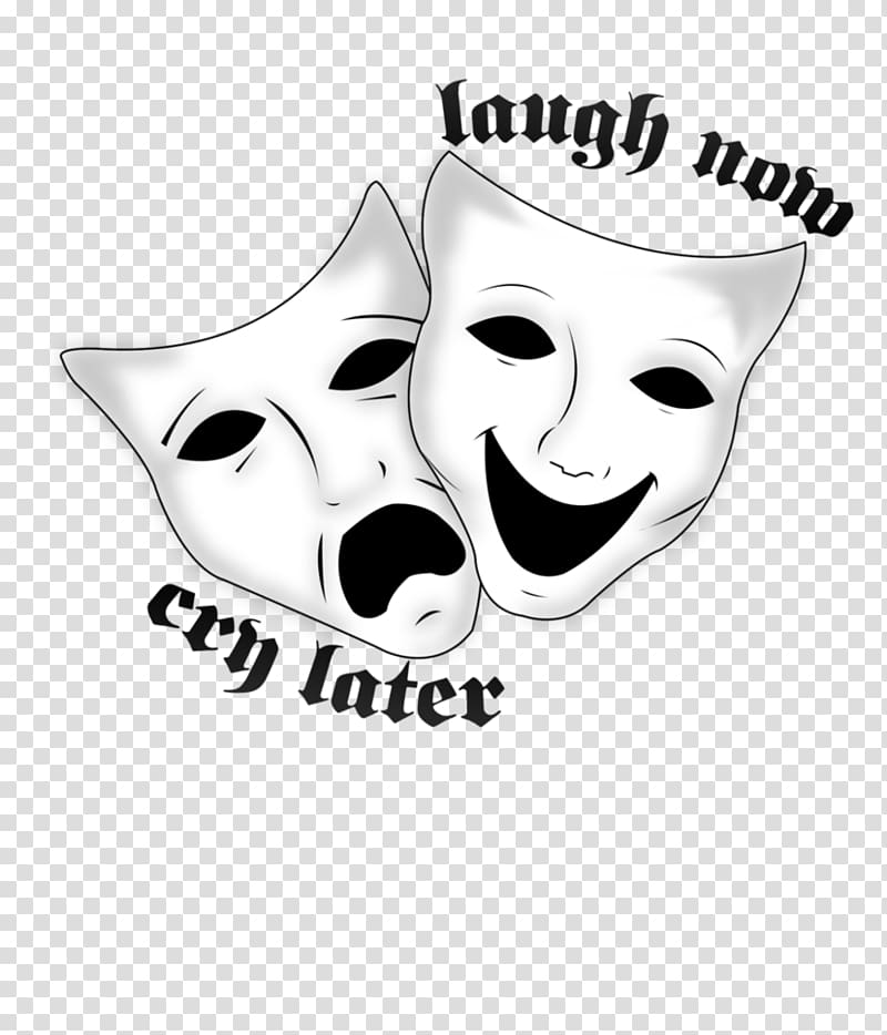 two Guy Fawkes mask illustration, Laughter Drawing Theatre , joker mask transparent background PNG clipart