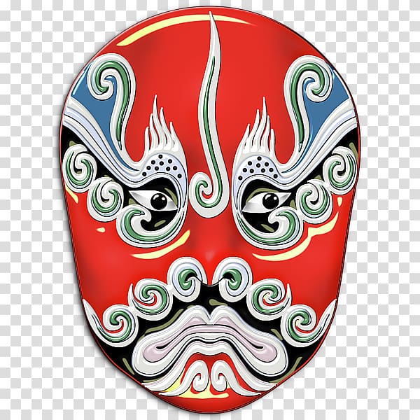 Mask Chinese opera Beijing Peking opera, mask transparent background PNG clipart