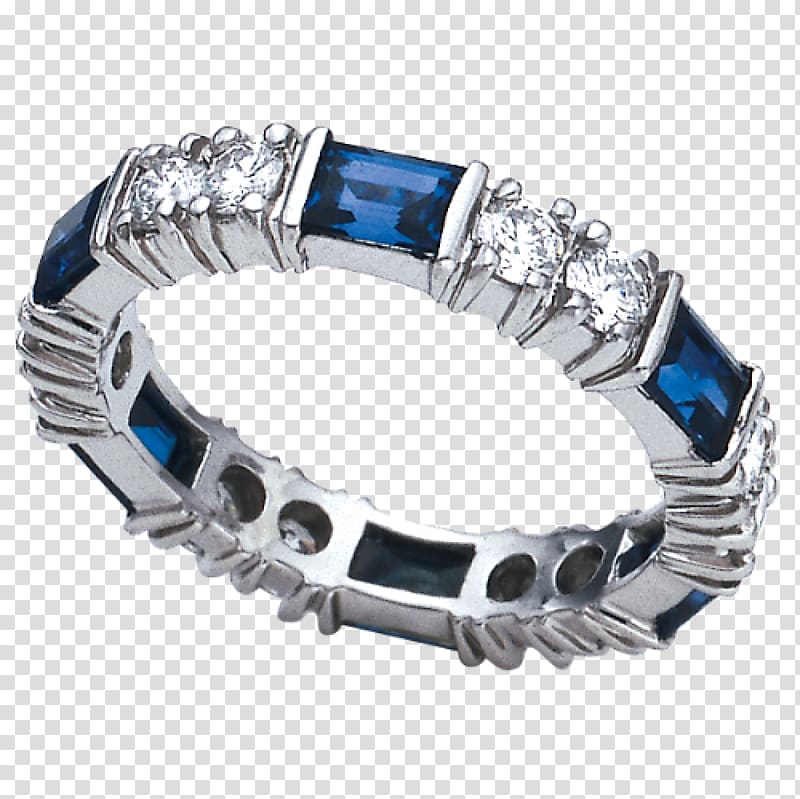 Sapphire Cobalt blue Body Jewellery Bracelet Silver, sapphire transparent background PNG clipart