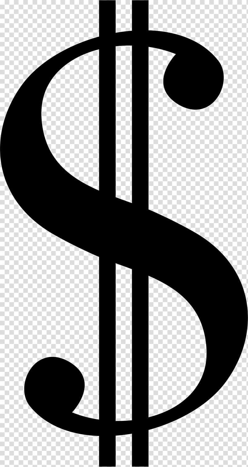 Dollar sign Currency symbol United States Dollar , dollar transparent background PNG clipart