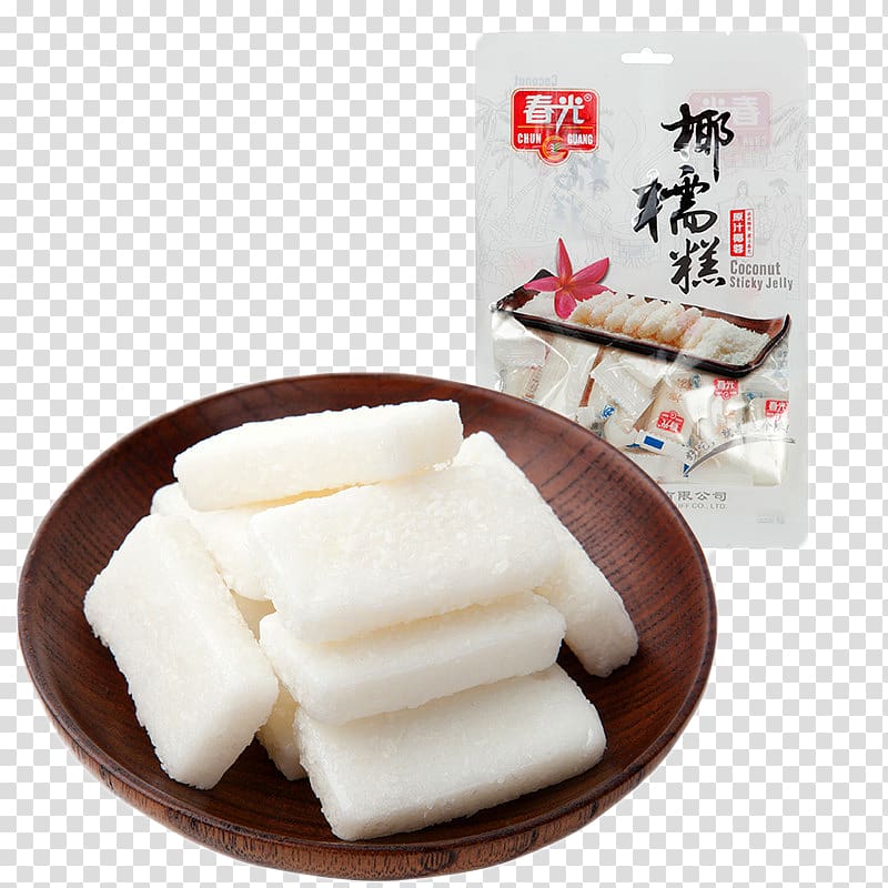 Dodol Coconut candy Lollipop, Chun Guang food coconut glutinous rice cake transparent background PNG clipart