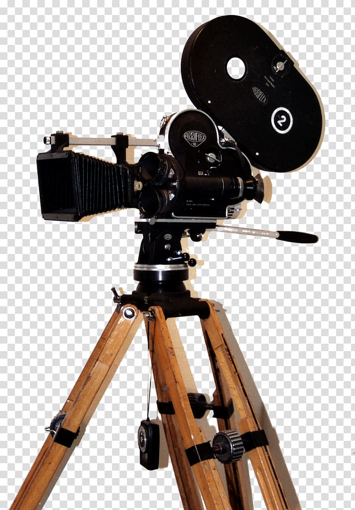 Tripod graphic film 16 mm film Movie camera, Camera transparent background PNG clipart