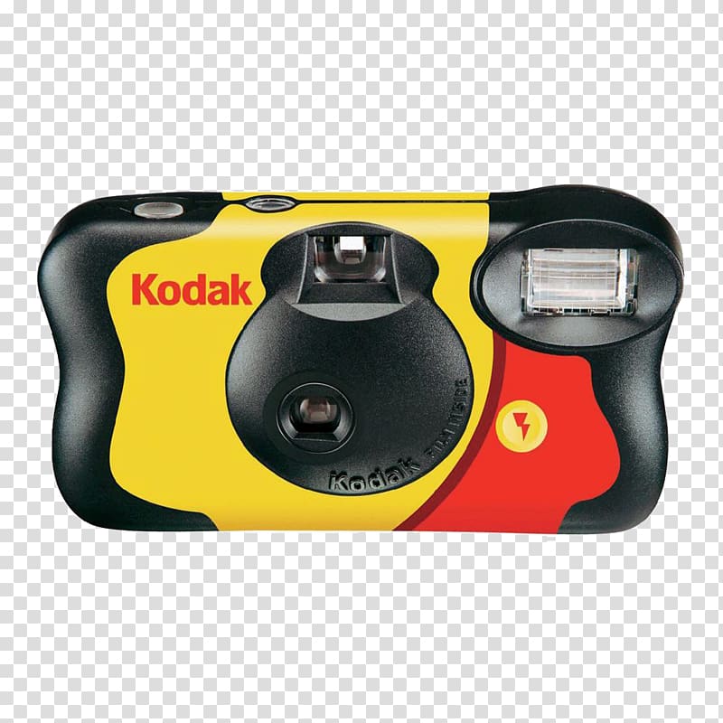 Kodak graphic film Disposable Cameras , fun transparent background PNG clipart