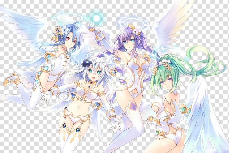Cyberdimension Neptunia: 4 Goddesses Online Hyperdimension Neptunia Megadimension Neptunia VII PlayStation 4 Steam, hyperdimension neptunia black heart transparent background PNG clipart