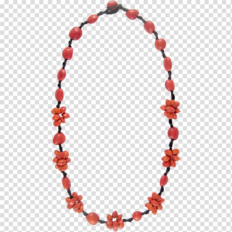 Necklace Body Jewellery Bead Gemstone Amber, red jewelry transparent background PNG clipart