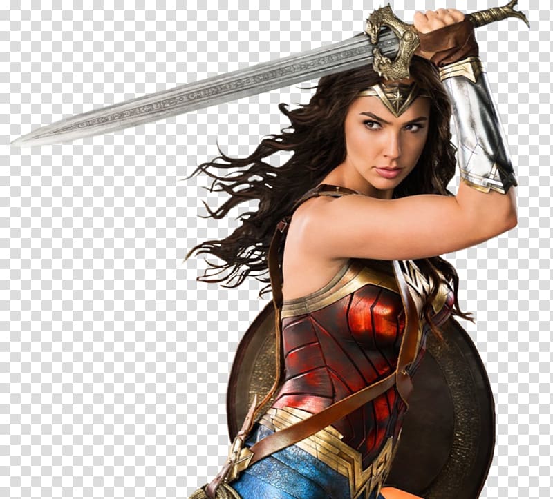 Gal Gadot Wonder Woman Film DC Extended Universe Superhero movie, gal gadot transparent background PNG clipart
