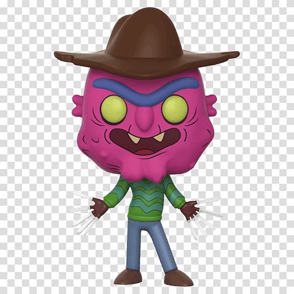 Freddy Krueger Funko Rick Sanchez Collectable Amazon.com, Animation transparent background PNG clipart