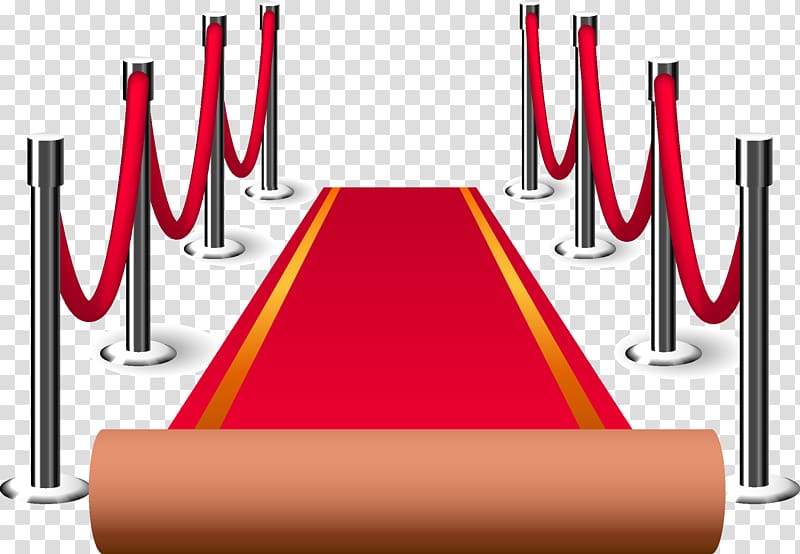 red carpet between velvet poles , Red carpet , Red carpet transparent background PNG clipart