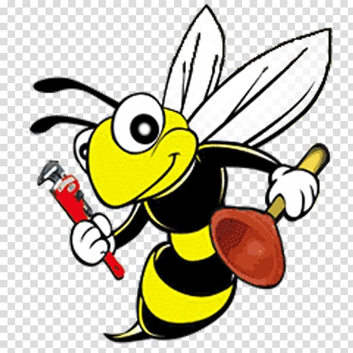 Honey bee Bumblebee Plumbing Inc Avondale Sun City West, bee transparent background PNG clipart