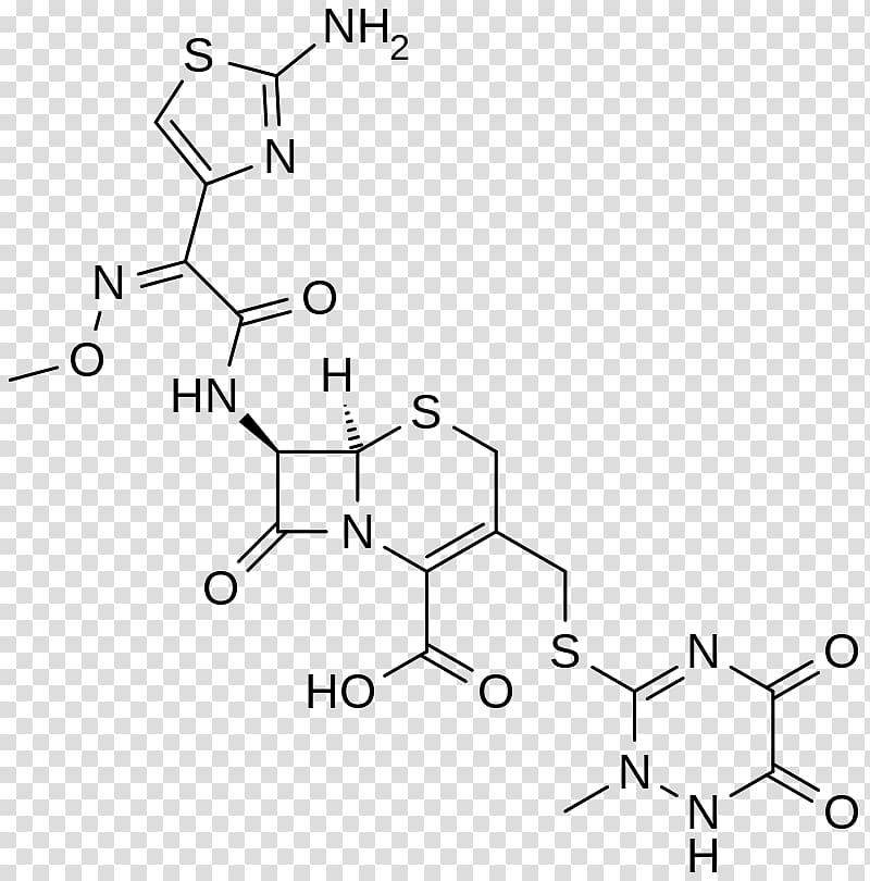 Ceftriaxone Cephalosporin Antibiotics Structure Skeletal formula, Amoxicillinclavulanic Acid transparent background PNG clipart