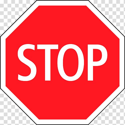 Stop sign Traffic sign Symbol Information sign, symbol transparent background PNG clipart