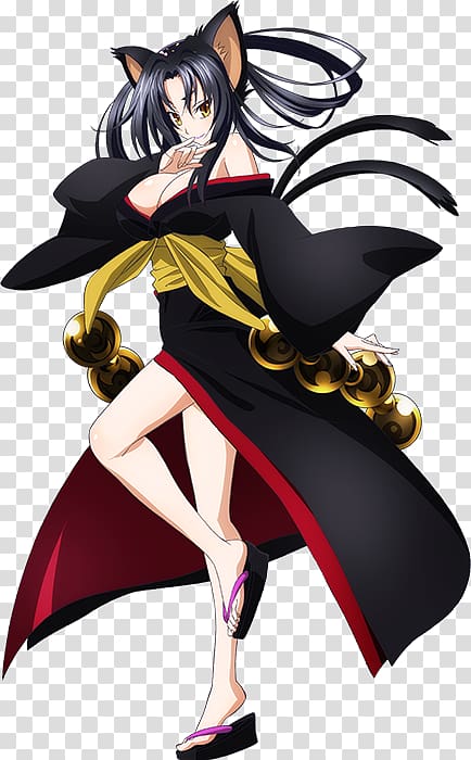 Rias Gremory High School DxD Anime Akeno Himejima Lucifuge Rofocale, Anime transparent background PNG clipart