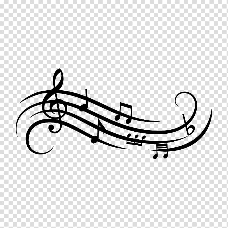 Music school Melody Musical note Sticker, musical note transparent background PNG clipart