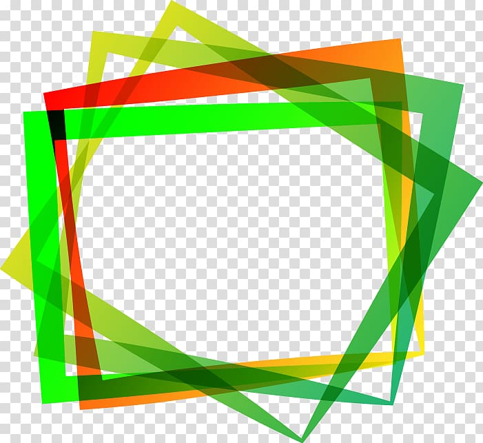 green frame, If(we), Creative colorful border transparent background PNG clipart