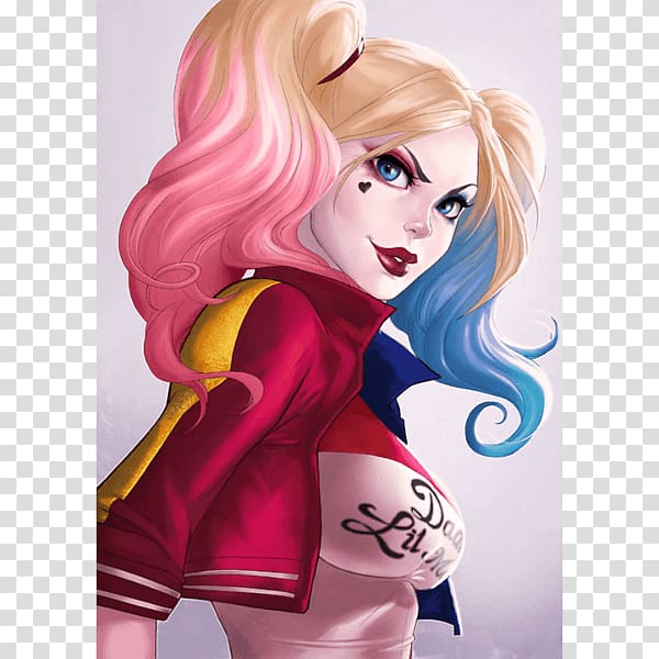 Amanda Conner Batman and Harley Quinn Joker Drawing, harley quinn transparent background PNG clipart