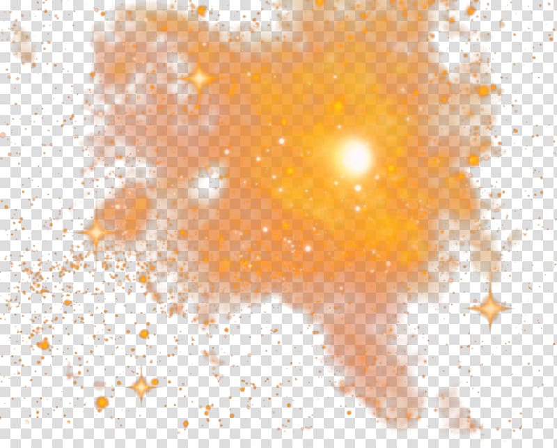 Illustration, Golden Star Cloud transparent background PNG clipart