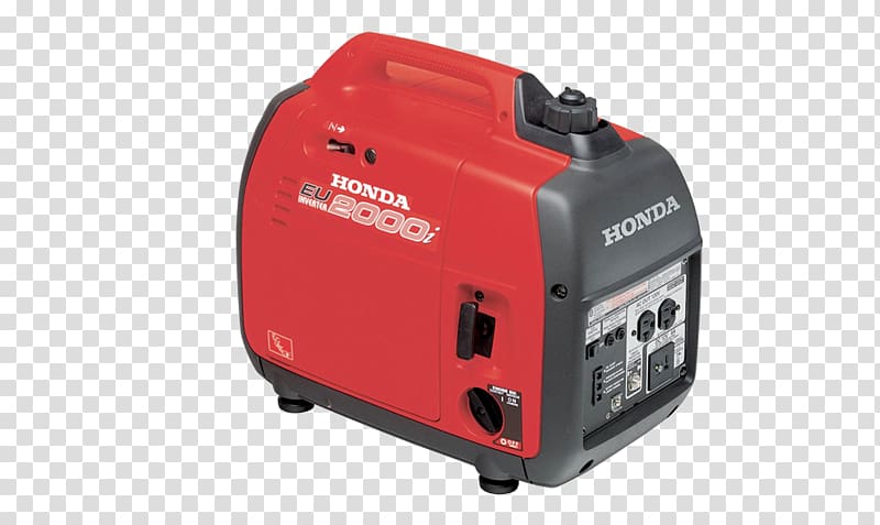 Honda Power Equipment EU2000i Inverter Generator Electric generator Engine-generator Diesel generator, honda transparent background PNG clipart