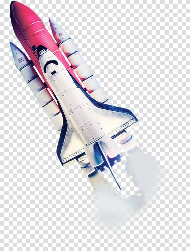 Spacecraft Rocket Icon, Cartoon rocket transparent background PNG clipart
