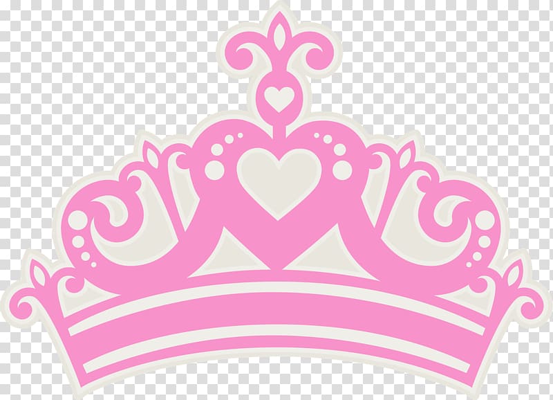 pink and white crown illustration, Crown Princess Tiara , crown transparent background PNG clipart