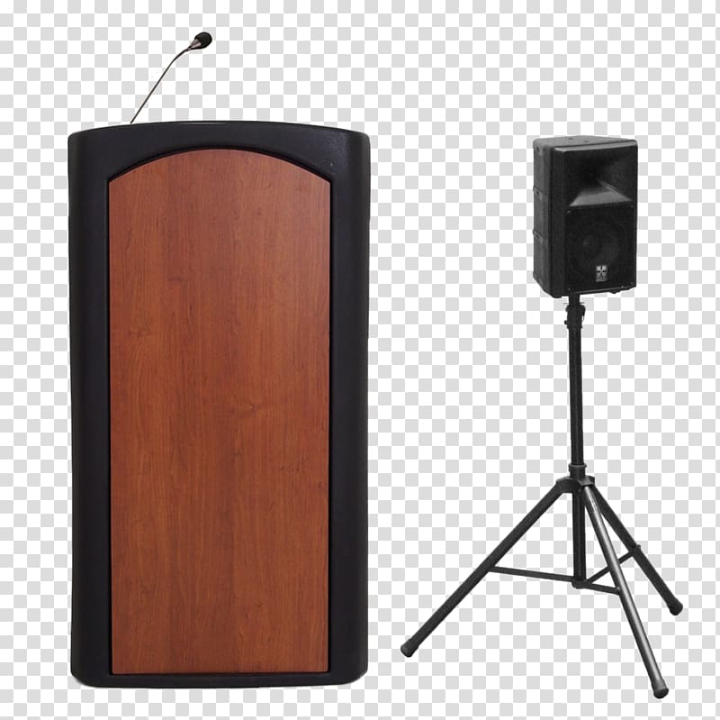 Microphone Mackie Loudspeaker Sound reinforcement system, podium transparent background PNG clipart