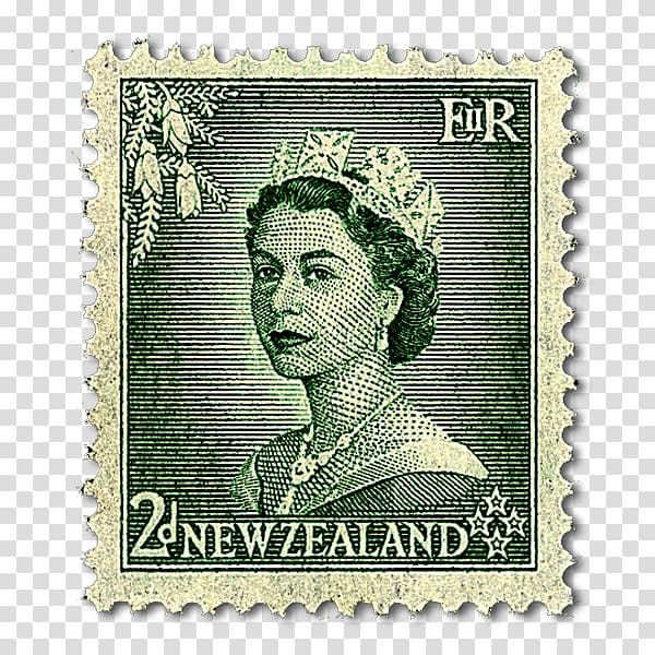 Postage Stamps Pietro Annigoni's portraits of Queen Elizabeth II Mail New Zealand, others transparent background PNG clipart