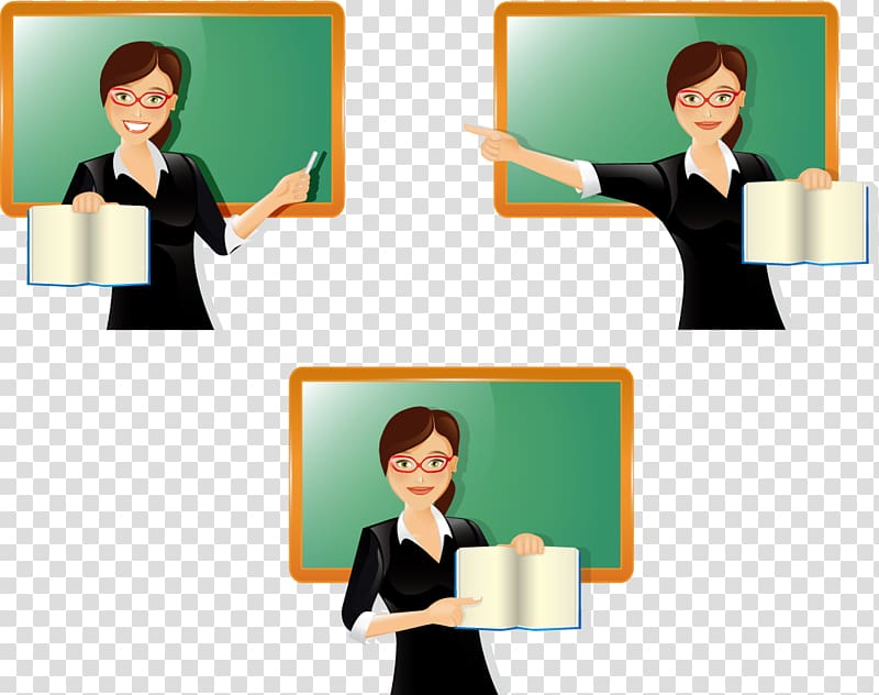 teacher illustration collage, Teacher Classroom Education Lesson, teacher in the class transparent background PNG clipart