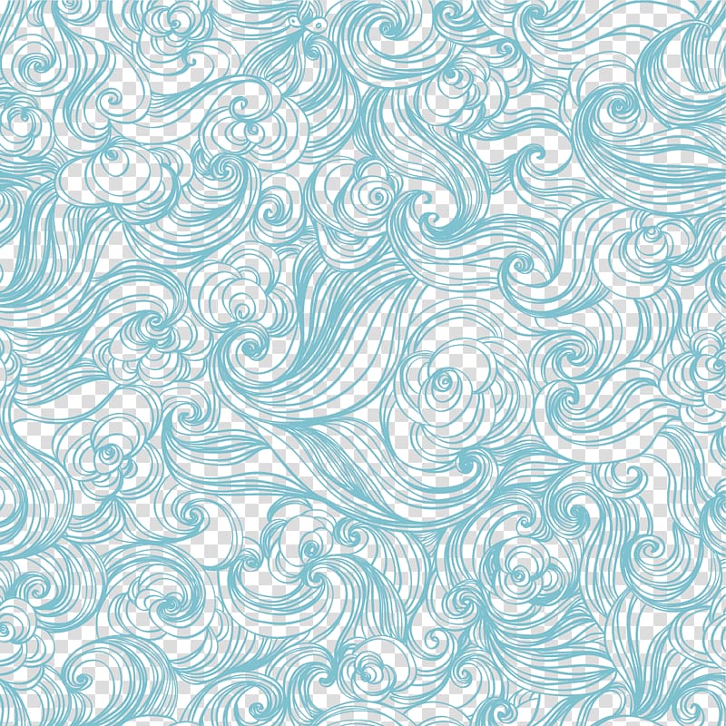 Wind wave Pattern, Waves seamless background transparent background PNG ...